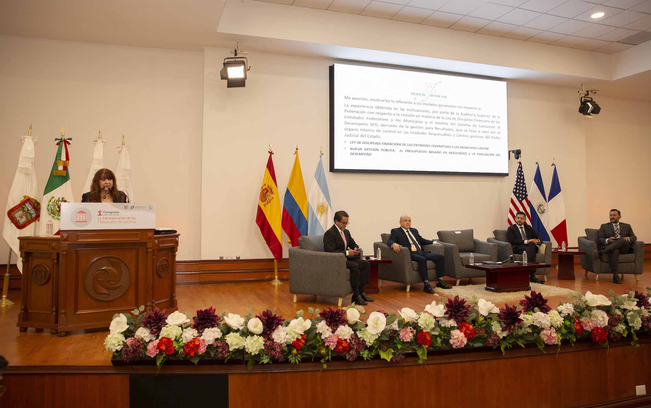 1er Congreso internacional La Administración de los Tribunales de Justicia